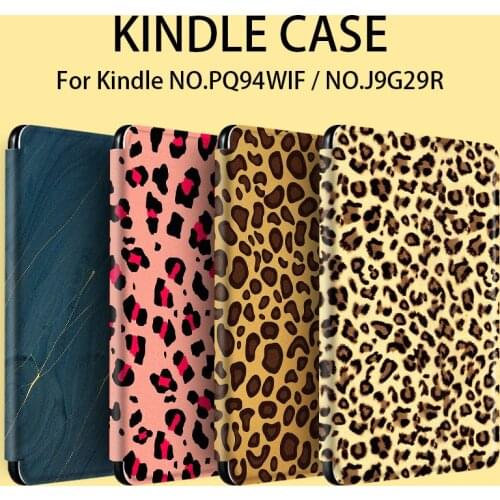 Smart Auto Wake Up Case for Amazon Kindle Paper White 4 10th Generation Luxury Leopard Pattern Cover for New Kindle 658