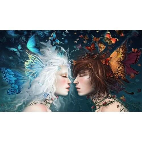 Fairy couple diamond Embroidery diy diamond painting diamant painting 3d cross stitch diamond pictures H185