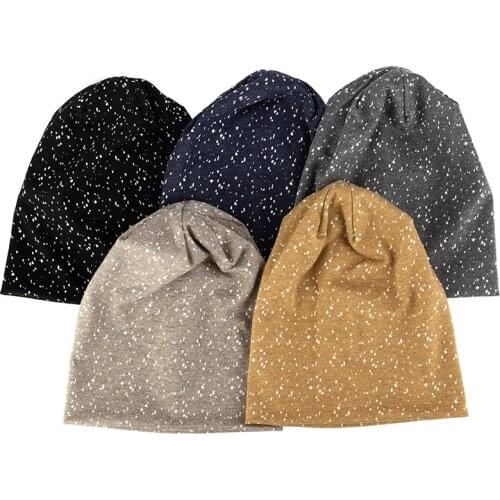 Men Women Knitted Graffiti Snowflake Dot Beanies Outdoor Casual Spring Autumn Cap New Hip-Hop Snap Slouch Skullies Bonnet Hats