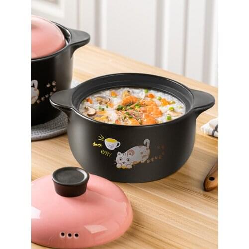 Heat Resistant Casserole Dish Clay Pot Cooking Cookware Ceramic Soup Ishinabes Korean Style Cazuela Kitchen Accessories DI50SG