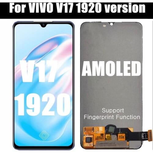 For VIVO V17 1920 version 6.38“ AMOLED LCD Display Touch Screen Assembly Replacement Accessory