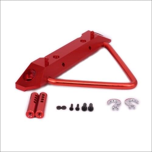 1PC RCAWD Alloy Aluminum Front Bumper For TRX-4 Axial Scx10 Crawler Rc Hobby Model Car 1/10 Ax80125 90022 90035 SCX0028 Parts