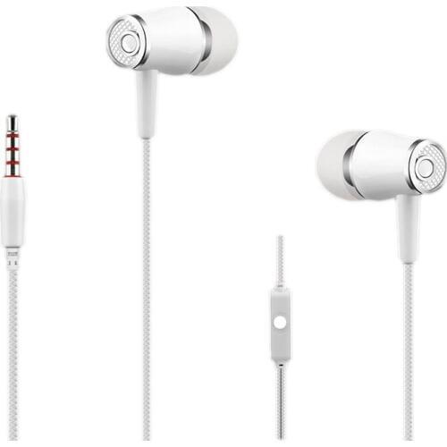 10pcs xunbeifang manufacturers wholesale 3.5MM interface in-ear mobile phone earphone with Mic for i-Phon Android smart phone