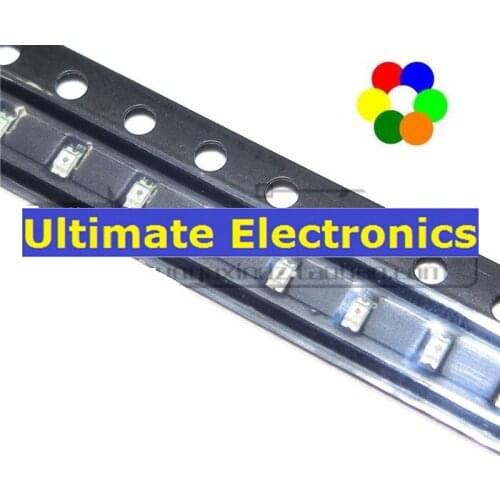 1000pcs 0603 high bright SMD LED white yellow blue green orange red light Series