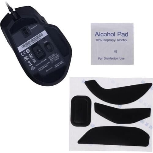 2 Sets 0.6mm Replace Mouse Skates Mouse Stickers Pad for Razer Basilisk