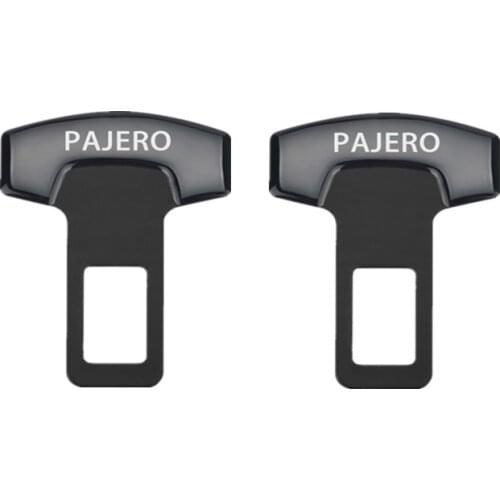 2pcs Car Belt Buckles Car Seat Safty Belt Alarm Canceler Stopper for Mitsubishi Pajero 2 3 4 Accessories Car Styling