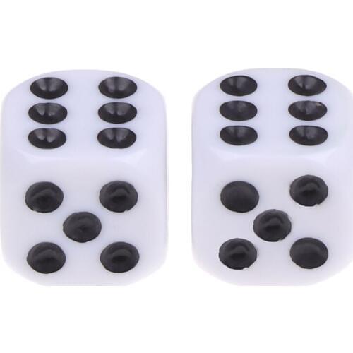 2PCS Russian Dice Deluxe Forcing Dice Illusion Mental Magic Tricks Fun Magic Street Close Up Stage Accessories