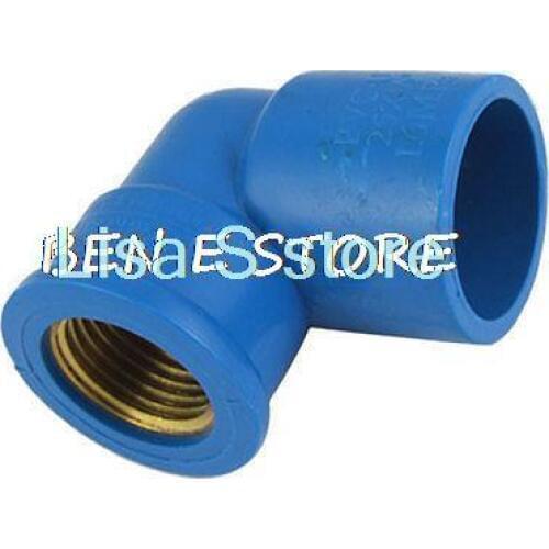 20mm Slip Pipe 1/2" Thread Blue Corner Pipe Connecting Adapter
