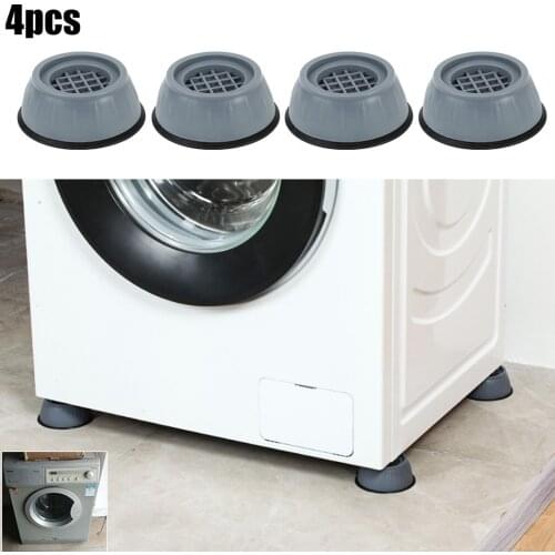 4Pcs Universal Universal Anti-Vibration Feet Pads Washing Machine Rubber Mat Foot Pad Dryer Refrigerator Base Fixed Non-Slip Pad