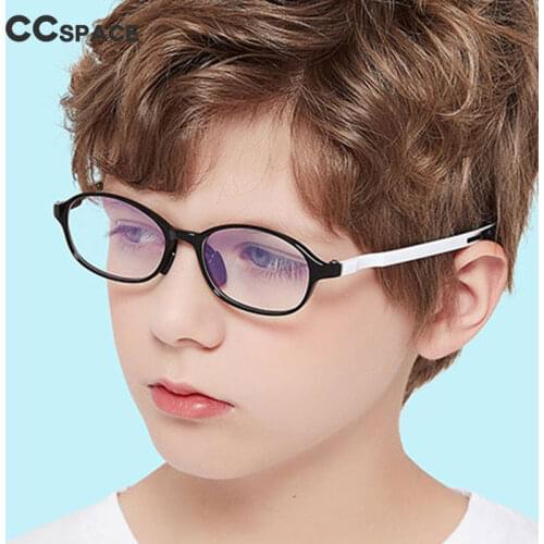 49158 Kids Anti Blue Light TR90 Glasses Frames Ultralight Children Optical Fashion Computer Glasses