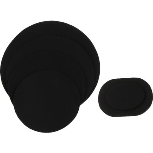 8Pcs Quiet Drumming Foam Practice Mute Pad Set for Tom-Tom/ Snare/ Base Drum