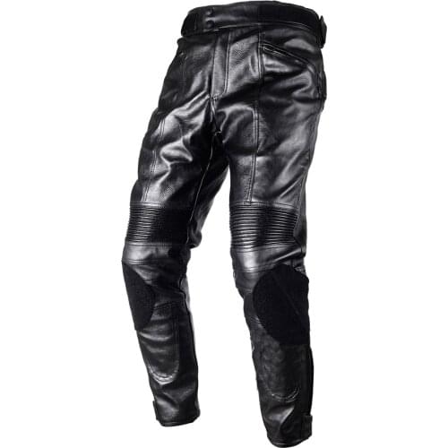 DUHAN PU Leather Motorcycle Racing Pants Jeans pads armor drawers racing Trousers riding pants protective gear PD05