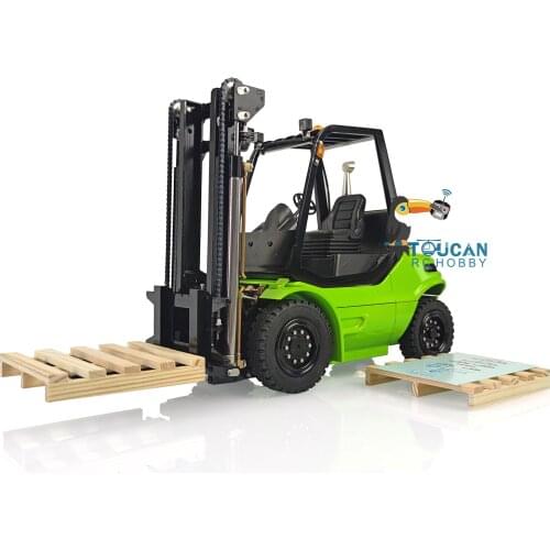 LESU Remote Control 1/14 Transfer Truck Linde Forklift Pump Motor Painted Model Sound ESC THZH0779-SMT3