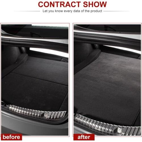 Model3 Car Trunk Mat For Tesla Model 3 2021 Accessories Rear Cargo Tray Trunk Protective Pads Model There Interior Mats