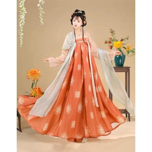 Summer Women Tang Dynasty Chinese Traditional Folk Costume Set Plus Size Oriental Ancient Dancing Wear Cosplay Clothing YS2168