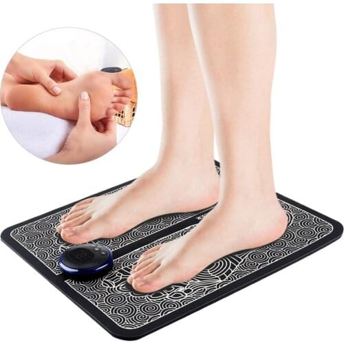 Tens fisioterapia foot massager mat massageador pes muscular Electric EMS Health Care relaxation terapia fisica massage salud