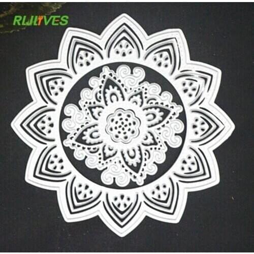 RLJLIVES Metal Cutting Dies Flower Scrapbook Card Album Paper Craft Decorative Embossing Cutter