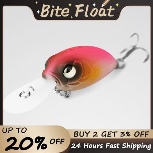 Isca Pesca Mini Wobblers Pike Fishing Lure 3.9cm 4.8g Crankbaits Minnow Hard Artificial Bait Peche Leurre Floating Japan Lures