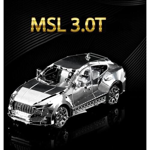 3D Puzzle Metal Model Kit SUV MSL 3.0T Assembly Model Toys DIY 3D Laser Cut Prefabricated Puzzle Models Toys For Adults