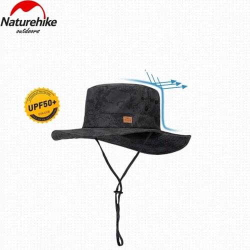 Naturehike Fashion Outdoor Summer Enlarged Brim Comfortable Sunscreen Hiking Camping Travel Beach Hat NH21FS532