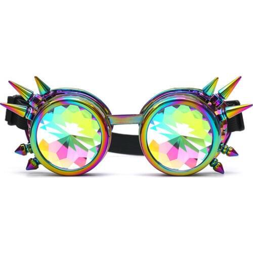 FLORATA Steampunk Goggles Retro Welding SteamPunk Gothic Vitoriano Cosplay Goggles Flying Eyewear Vintage Halloween