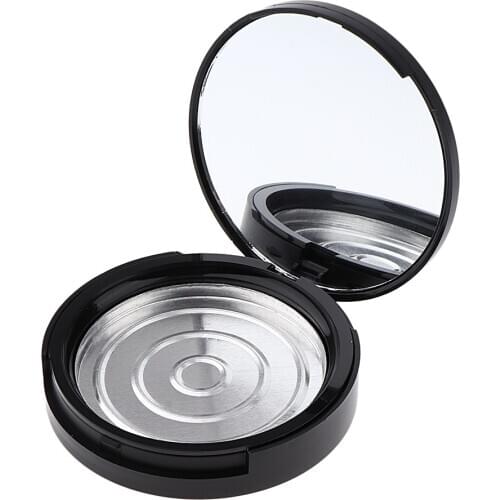 Empty Powder Case Face Powder Blusher Makeup Cosmetic Jars Containers Height 19mm Double Tier