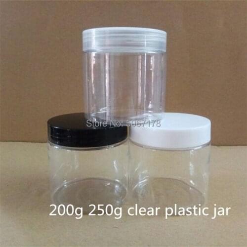 10/30pcs Empty Makeup Jar Pots 200g 250g Face Skin Cream Container Refillable Bottles Nail Sequins Rhinestones Container Box