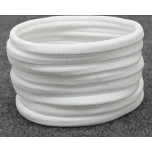 ON SALE 10PCS White Nylon headband milk bulk One Size Fits most Baby Headband Toddler Infant Newborn Skinny Stretchy Hair Band