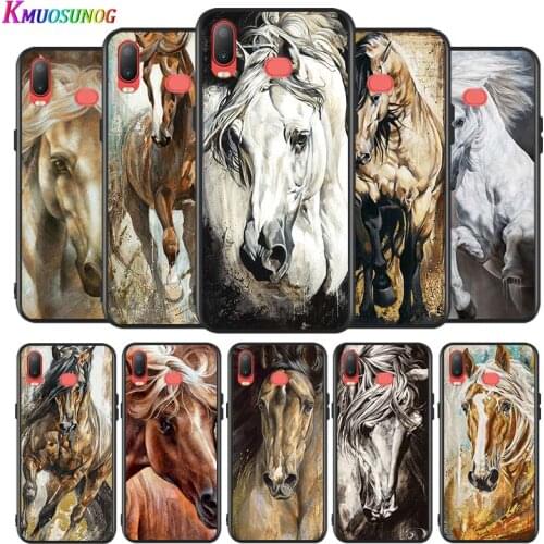Running Beauty Horse Silicone Cover For Samsung Galaxy A9 A8 Star A7 A6 A5 A3 Plus 2018 2017 2016 A750 Phone Case