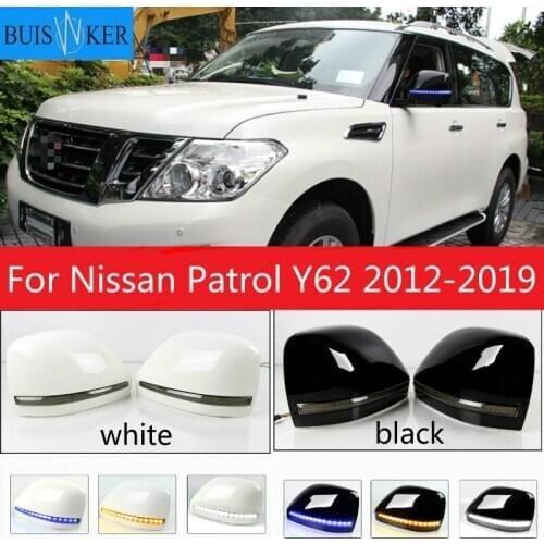 LED For Nissan Patrol Y62 2012-2019 modified rearview mirror housing LED turn signal conversion special