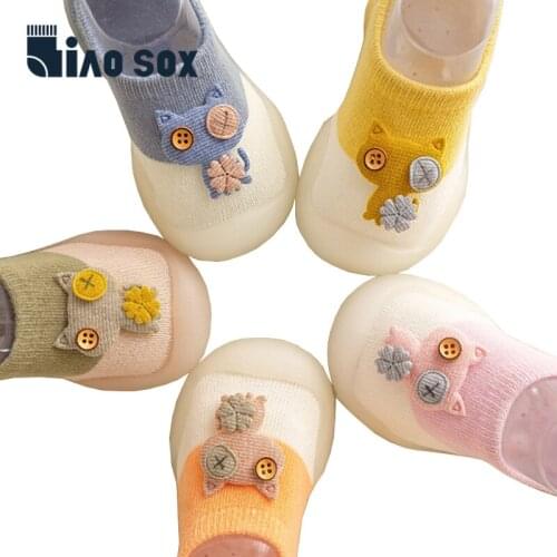 High Quality Children Floor Socks Baby Toddler Socks Footwear Thin Cotton Breathable Non-slip Soft Bottom Waterproof Floor Shoes