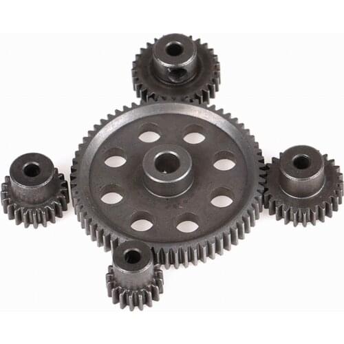 11184 Metal Diff Main Gear 64T 11181 Motor Pinion Gears 21T Truck 1/10 RC Parts HSP BRONTOSAURUS Himoto Amax Redcat Exceed 94111