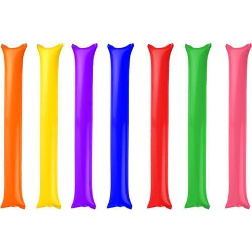 2PCS Birthday Party Dance Party Beating Stick Inflatable Bar Sports Games Cheerleading Audience Cheering Stick