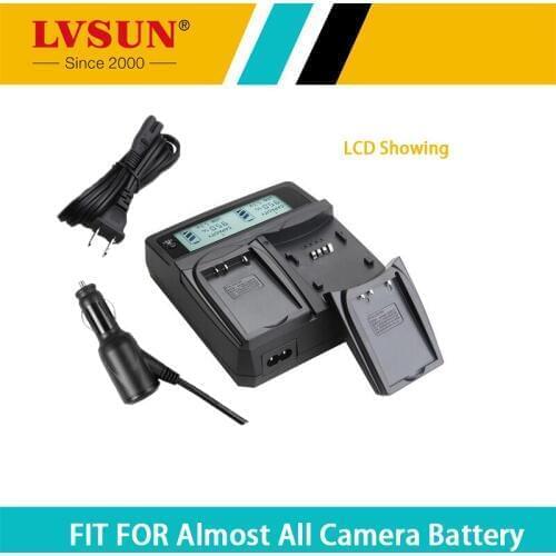 LVSUN Camera Battery VW-VBK180 VW VBK180 VWVBK180 Dual Charger LCD Display For Panasonic DC-SD80 HDC-SD90 HDC-SDX1H HDC-TM40