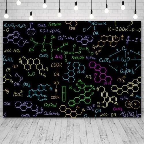 Avezano Backdrop Birthday Science Party Mad Scientist Invitation Boy Photography Background For Photo Studio Photozone Photocall