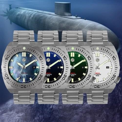 San Martin Diver Watch Sapphire Waterproof 500m Luminous Automatic Watch Stainless Steel Limited Edition Men Mechanical Watches