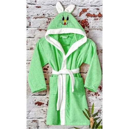 Hooded Children Robe Four Seasons Can Be Used To Clean Easy Dry Quickly