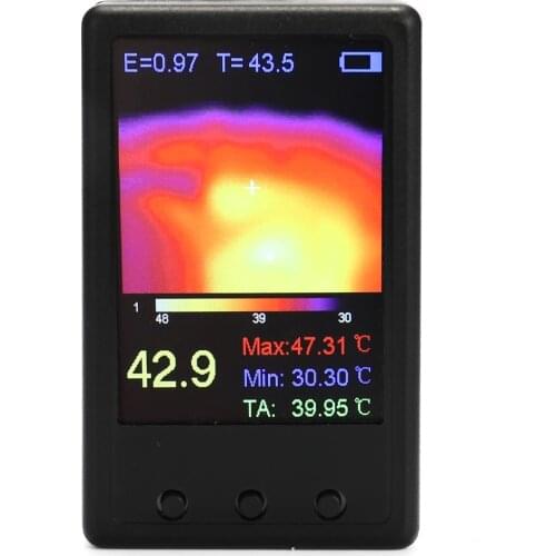 Infrared Thermal Imager 2.4 Inch Display Screen Thermal Imaging Camera Handheld Thermometer Camera Temperature Sensor Meter