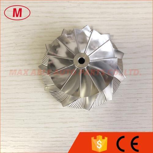 K16 reverse 59.00/78.00mm 11+0 blades turbo billet/milling/aluminum 2618 compressor wheel