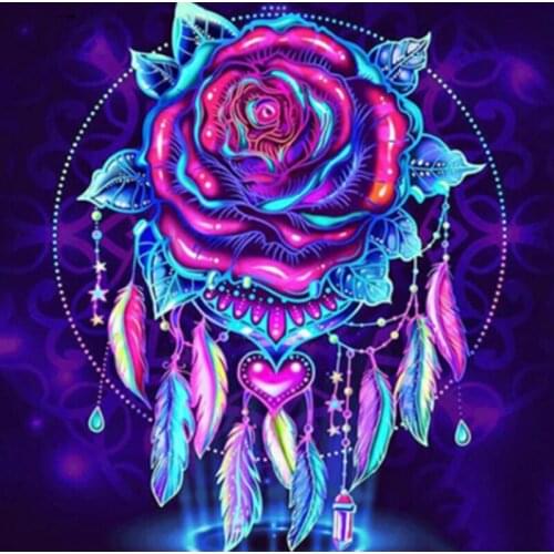 Wreath Headdress DIY Flower Painting By Numbers Hand Painted Oil Painting Adult Child Picture Colouring Home Decor Unique Gift