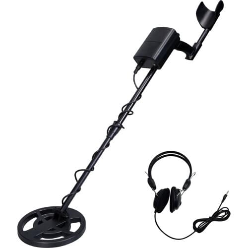 Metal Detector High Accuracy Adjustable Stem 8Inch Waterproof Coil All Metal & Disc Modes for Coins Relics Jewelry Treasures