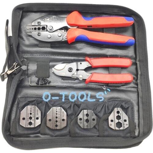 Coaxial cable crimping tool set LY-K05H for RG58 RG6 RG174 RG11 TV cable BNC connector combination plier multi crimping tool kit
