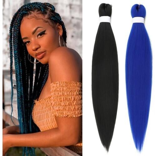 Natifah Easy Braids 26 Inch Jumbo Easy Braids Pre Stretched Crochet Braids Hair Extensions Kanekalon Hair Hot Sale Brown Color