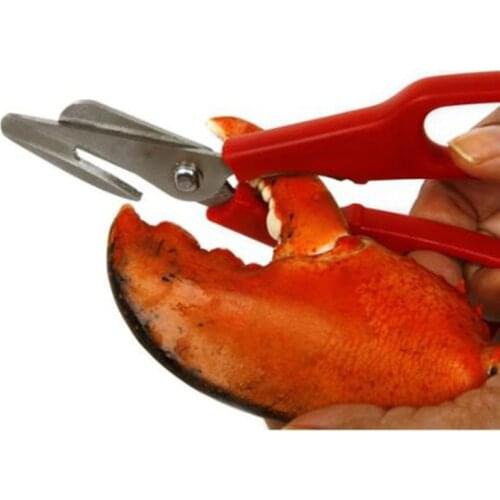 Stainless Steel New Lobster Fish Shears Shrimp Crab Scissors Seafood Snip Shells Kitchen Tool Kitche Gadget
