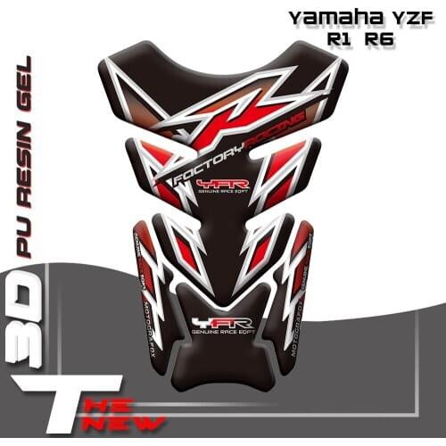 New Motorcycle High quality Tank pad High Quality decals and stickers 3D Tank Pad Tank Pad Cas Cap For Yamaha YZF R1 R6