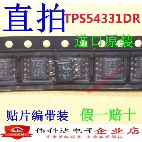 New TPS54331DR SMD SOP8 54331 Switching regulator chip Original imported fake one pay ten