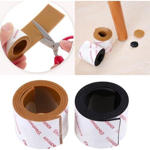 1 Roll Self Adhesive Silicone Feet Pads for Furniture Cabinet Sofa Sticky Pad Non-slip Table Chair Legs Mat Floor Protector