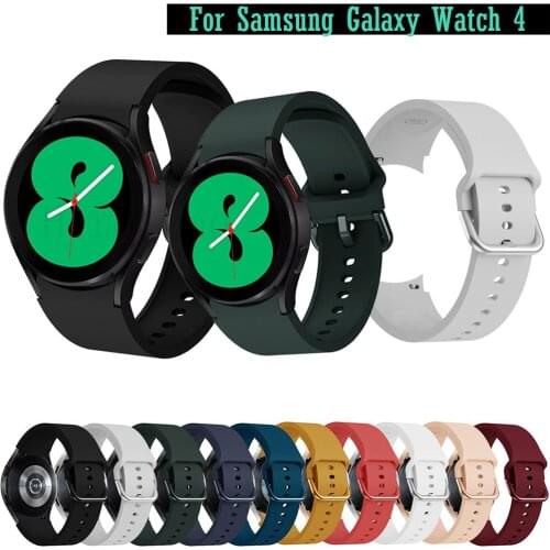 Strap Original For Samsung Galaxy Watch 4 Classic 42mm / Samsung Galaxy Watch 4 40MM Smart Wristband Bracelet WatchBand Silicone