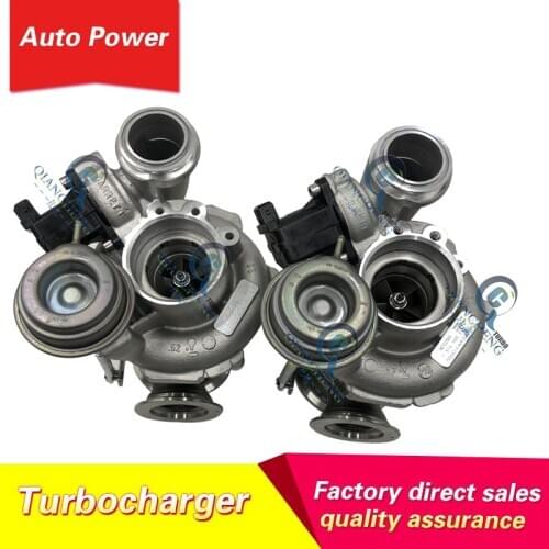 Twin Turbos MGT2256S 793647-0002 821719-5004S N63 B44 Engine Turbocharger for BMW X6 X5 Drive 2008-10 BMW 5 Series E71