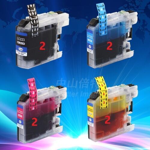 INK WAY On sale,2 SETS OF 4 LC223 Compatible Ink Cartridge For MFC-J5620DW MFC-5320DW MFC-5625DW etc